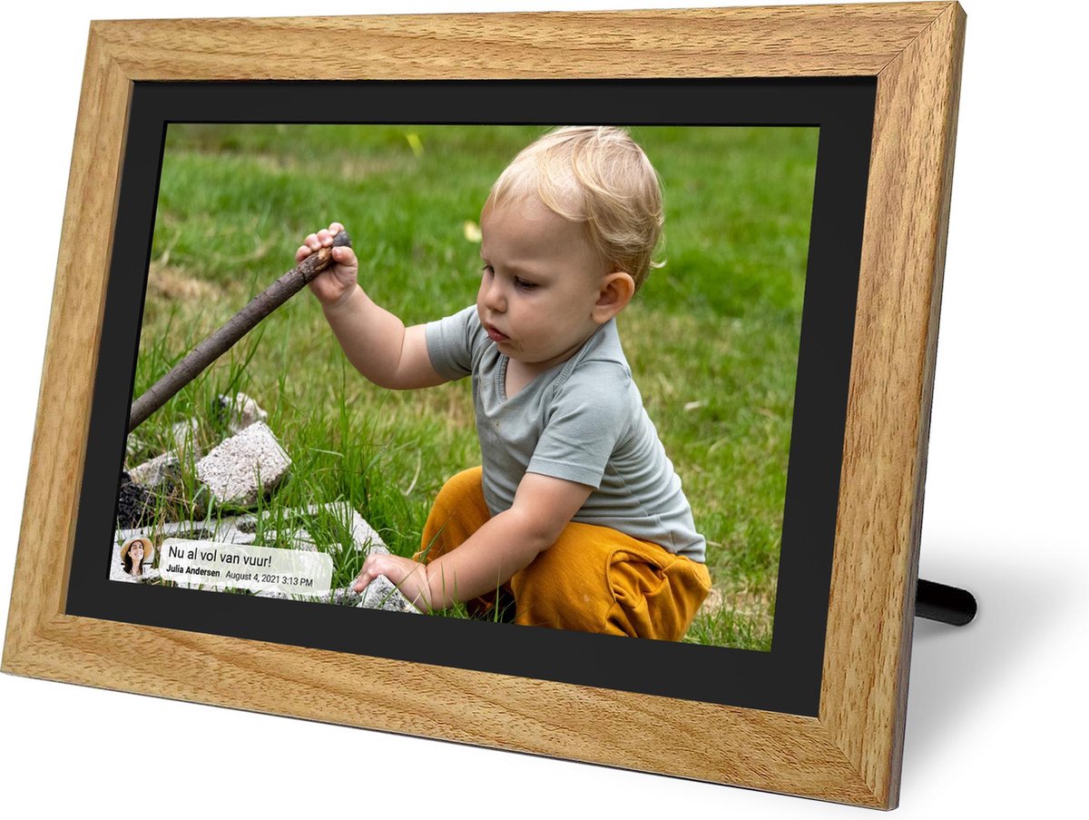 Digitale fotolijst (hout)